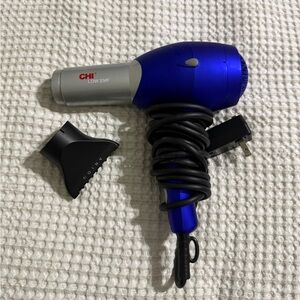 CHI Blue and Silver Hair Dryer